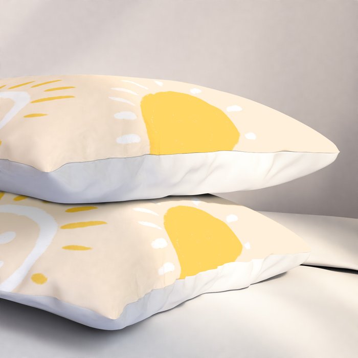 happy sunshine Pillow Sham Gallery Image 3