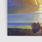 Resurrection Bay, Alaska, Midnight Sun Mountain landscape by Rockwell Kent Poster Gallery Image 3