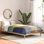 Resurrection Bay, Alaska, Midnight Sun Mountain landscape by Rockwell Kent Comforter Gallery Image 2