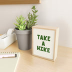 Take a Hike in Green and Beige Mini Art Print Gallery Image 2