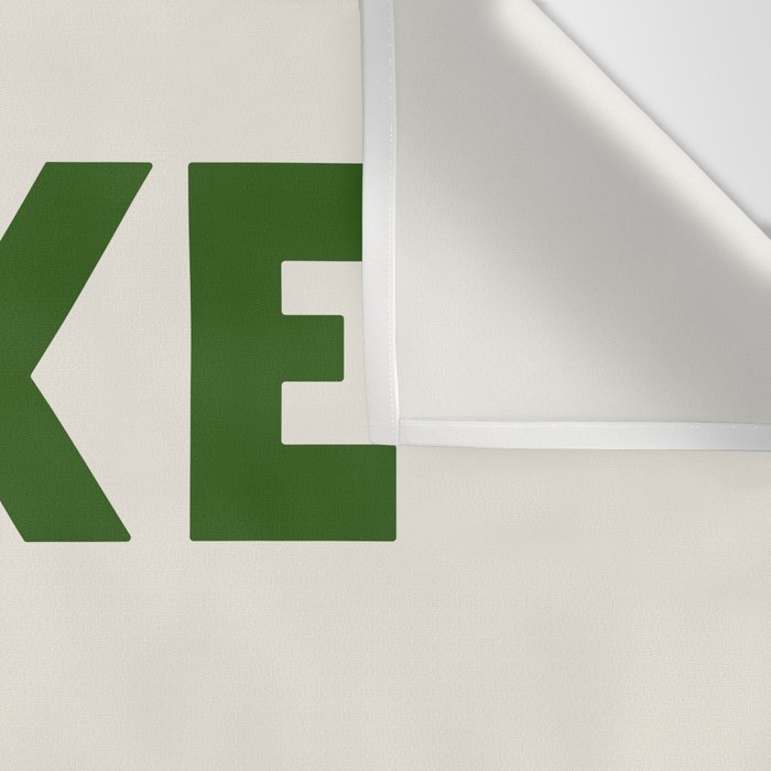 Take a Hike in Green and Beige Wall Tapestry Gallery Image 3
