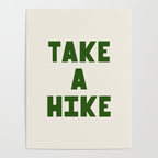 Take a Hike in Green and Beige Poster Gallery Image 4