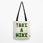 Take a Hike in Green and Beige Tote Bag Gallery Image 2