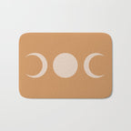Moon Shapes Minimalism - Desert Sand Bath Mat Gallery Image 1
