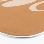 Moon Shapes Minimalism - Desert Sand Bath Mat Gallery Image 3
