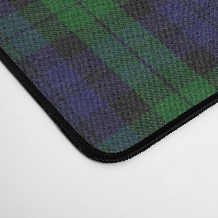 Large Military Blackwatch Scottish Tartan Plaid Desk Mat Gallery Image 4