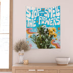 Stop and Smell the Flowers Wall Tapestry Gallery Image 2