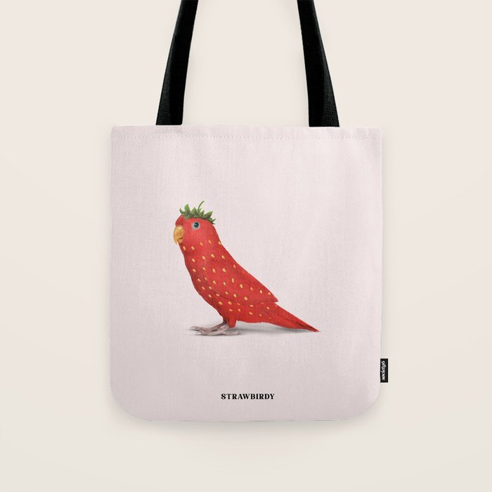 Strawbirdy Tote Bag Gallery Image 1