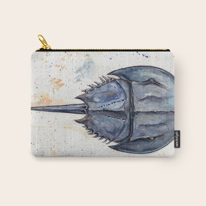Horseshoe Crab Blues Carry All Pouch Gallery Image 1
