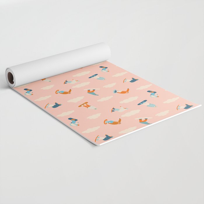 Snowboarding Yoga Mat Gallery Image 2