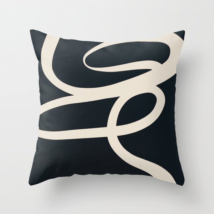 Abstract Line 16 Throw Pillow Gallery Image 6