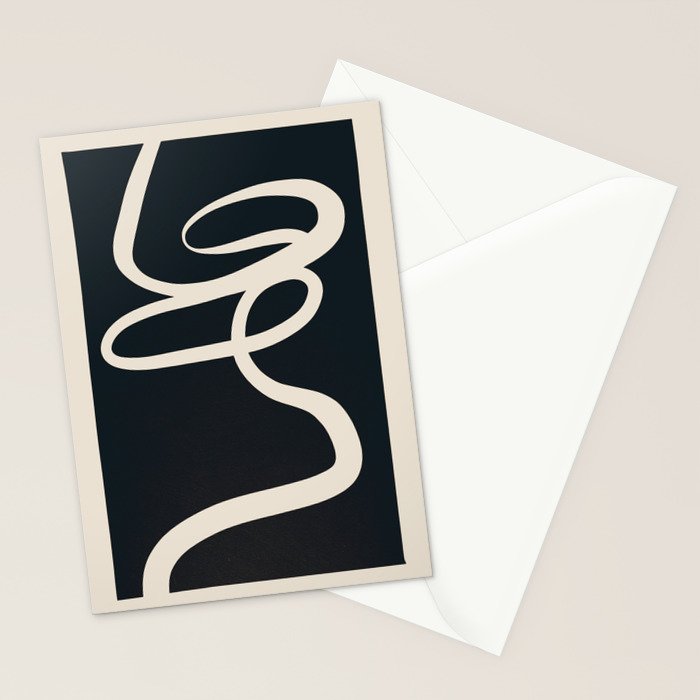 Abstract Line 16 Stationery Card Gallery Image 2