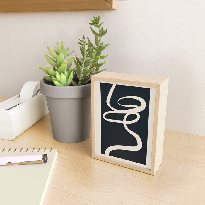 Abstract Line 16 Mini Art Print Gallery Image 2