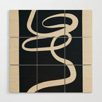Abstract Line 16 Wood Wall Art Gallery Image 1