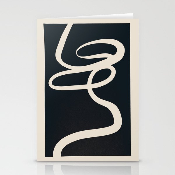 Abstract Line 16 Stationery Card Gallery Image 2