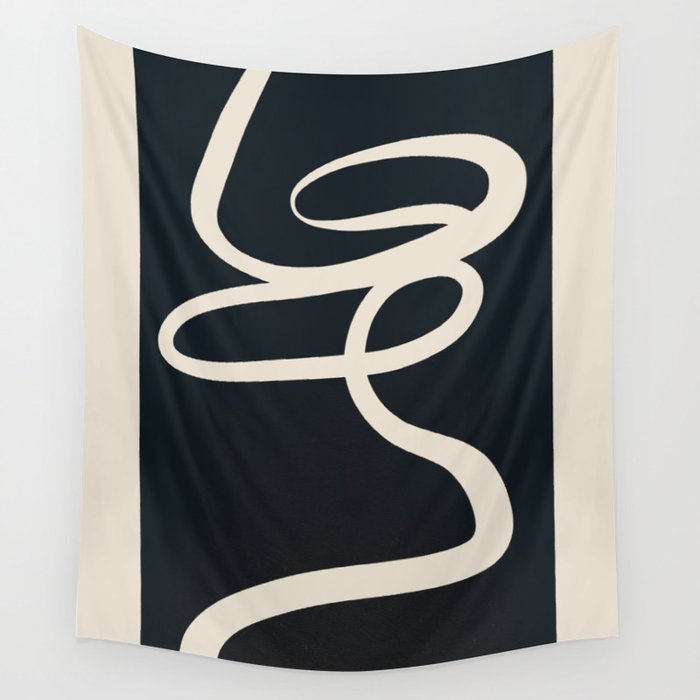 Abstract Line 16 Wall Tapestry Gallery Image 4