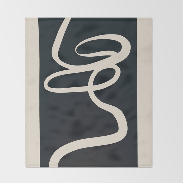 Abstract Line 16 Throw Blanket Gallery Image 2