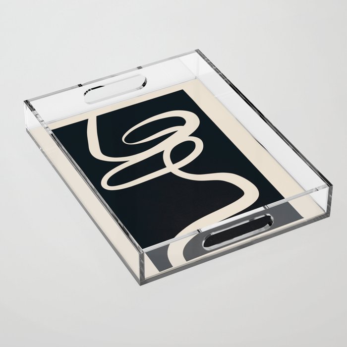 Abstract Line 16 Acrylic Tray Gallery Image 1