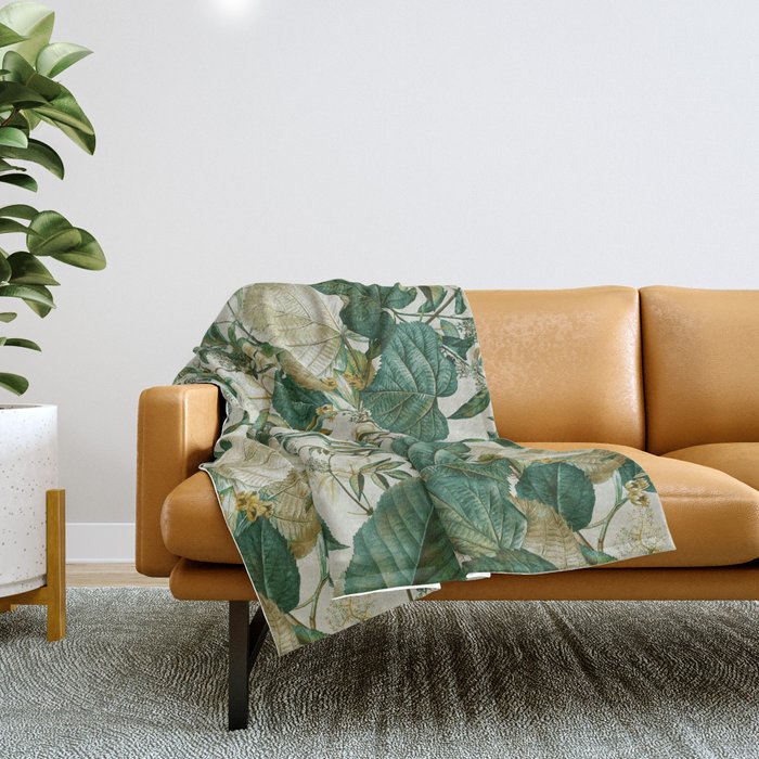 The Scent of Leaves Throw Blanket Gallery Image 1