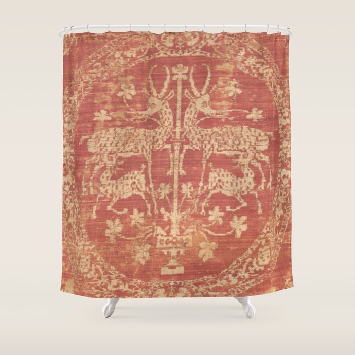 Deer Tapestry Shower Curtain Gallery Image 1