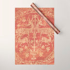 Deer Tapestry Wrapping Paper Gallery Image 1