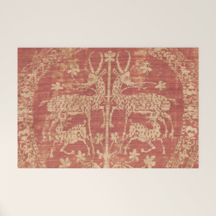 Deer Tapestry Welcome Mat Gallery Image 1