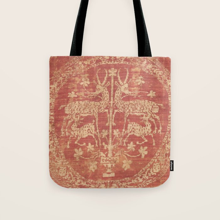 Deer Tapestry Tote Bag Gallery Image 1