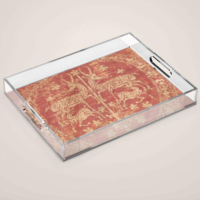 Deer Tapestry Acrylic Tray Gallery Image 1