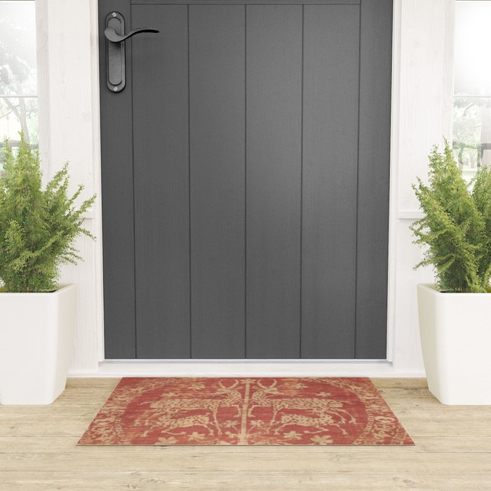Deer Tapestry Welcome Mat Gallery Image 3