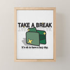 Take a Break! Mini Art Print Gallery Image 1