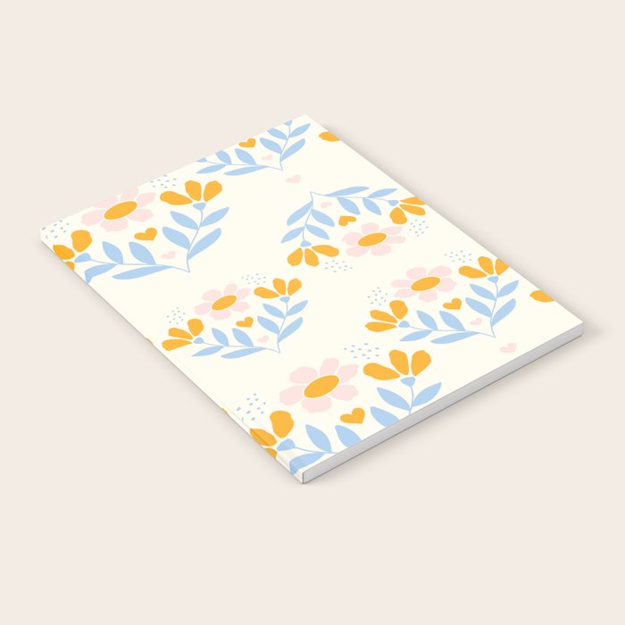 Sweet Love - Floral Pattern Notebook Gallery Image 2