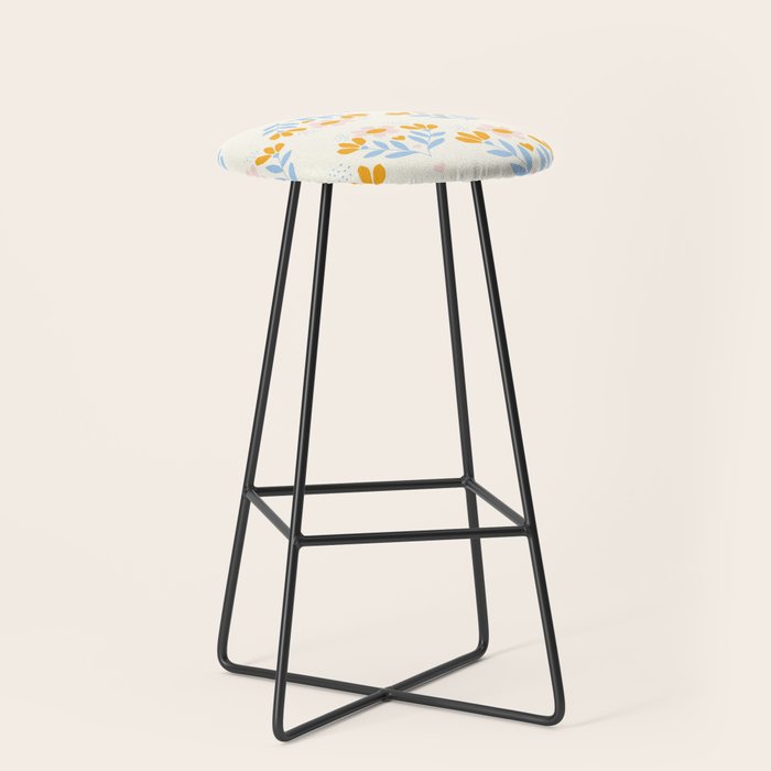 Sweet Love - Floral Pattern Stool Gallery Image 1