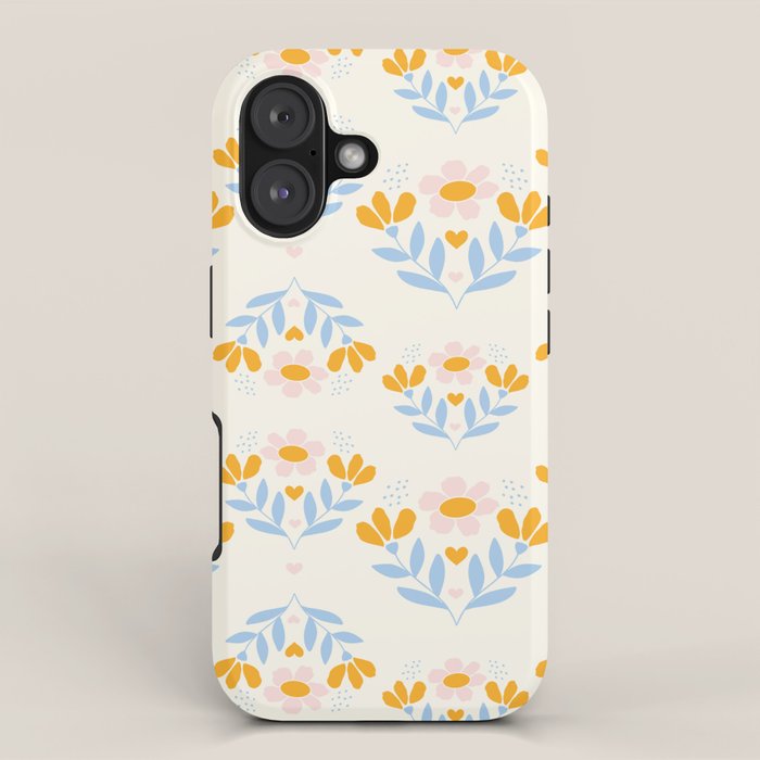 Sweet Love - Floral Pattern iPhone Case Gallery Image 1