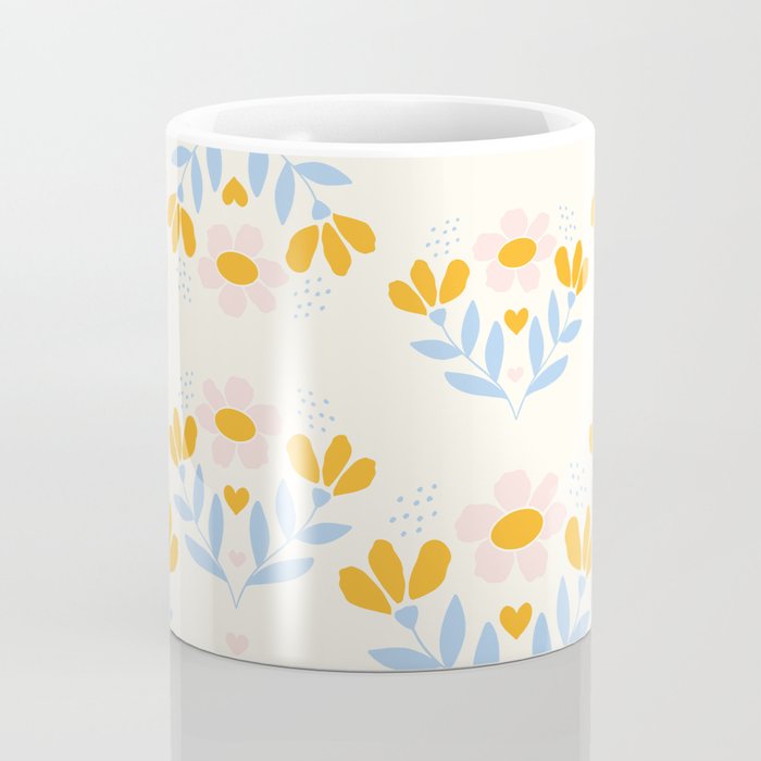 Sweet Love - Floral Pattern Coffee Mug Gallery Image 4