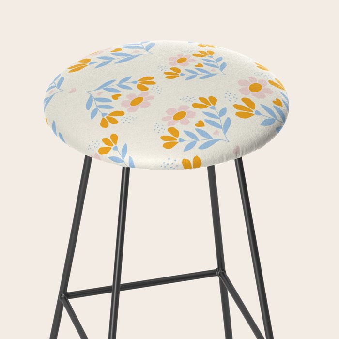 Sweet Love - Floral Pattern Stool Gallery Image 2