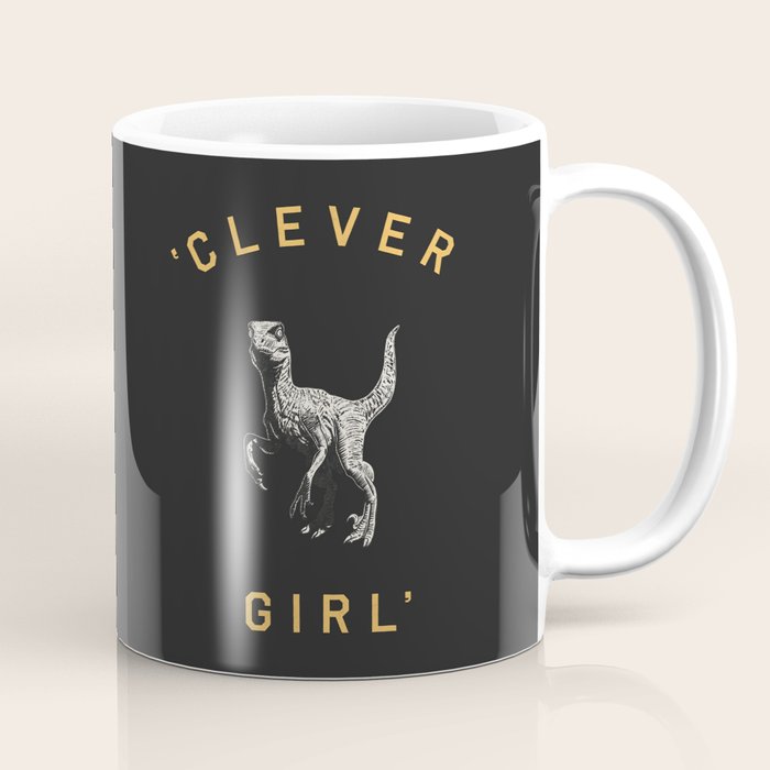 Clever Girl (Dark) Coffee Mug Gallery Image 1