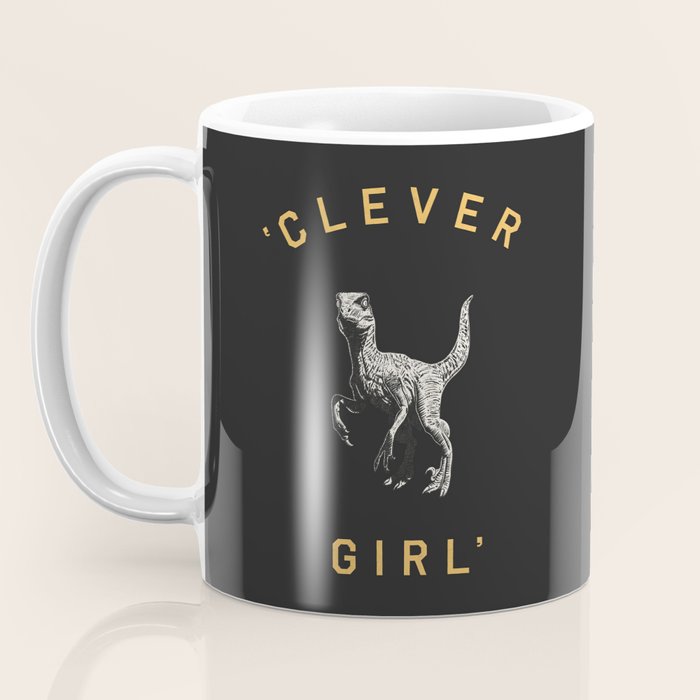 Clever Girl (Dark) Coffee Mug Gallery Image 3