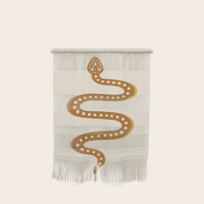 Minimal Snake - Desert Orange II Wall Hanging Gallery Image 1