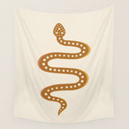 Minimal Snake - Desert Orange II Wall Tapestry Gallery Image 4