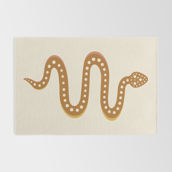 Minimal Snake - Desert Orange II Rug Gallery Image 2