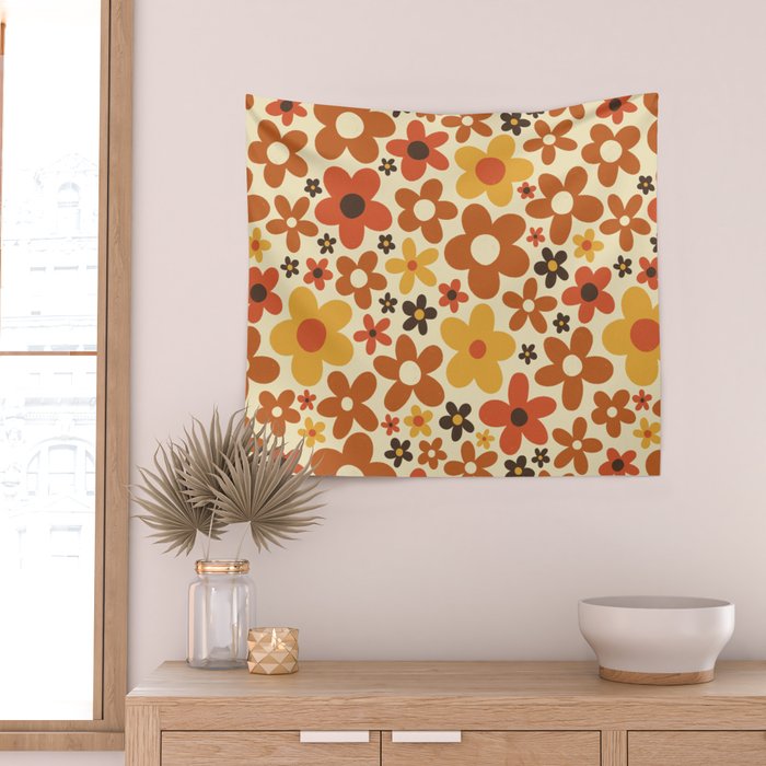 Flower Power #3 Wall Tapestry Gallery Image 2