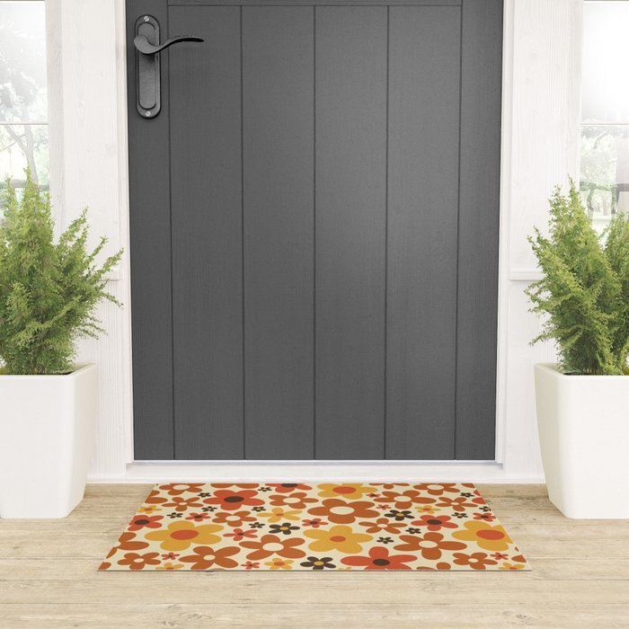 Flower Power #3 Welcome Mat Gallery Image 3