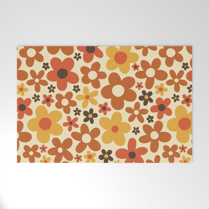 Flower Power #3 Welcome Mat Gallery Image 1