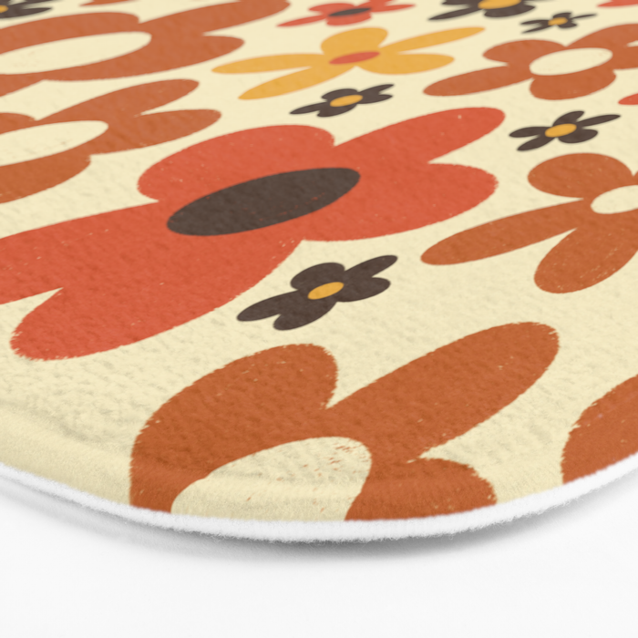 Flower Power #3 Bath Mat Gallery Image 3
