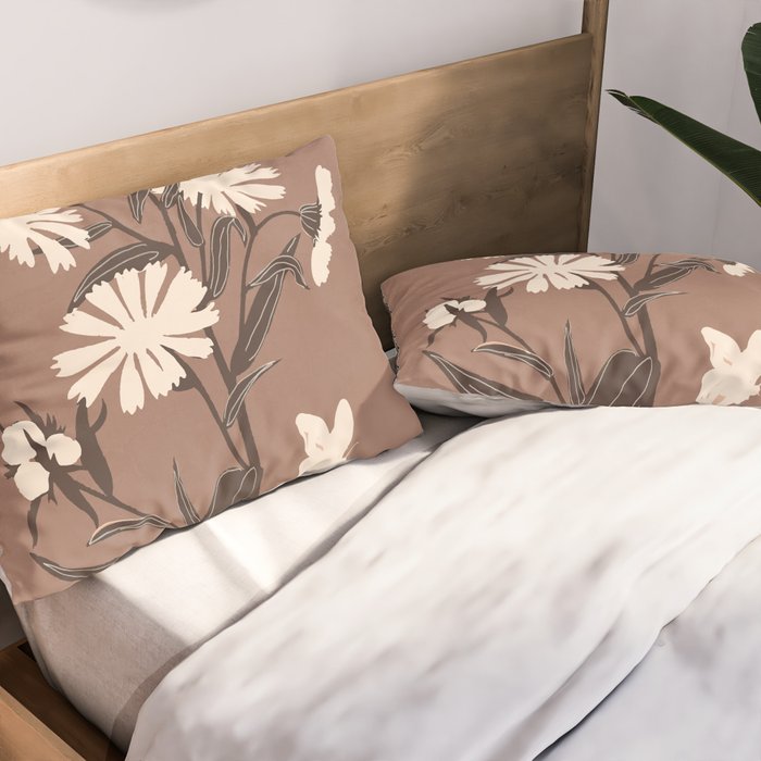 Abstract Flowers 16 Pillow Sham Gallery Image 2