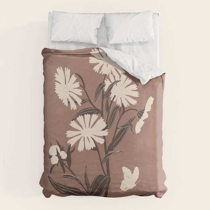 Abstract Flowers 16 Duvet Cover Gallery Image 1