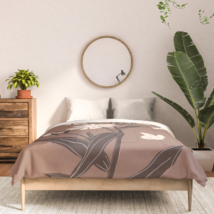 Abstract Flowers 16 Comforter Gallery Image 3