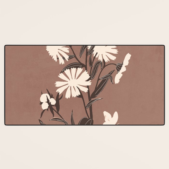 Abstract Flowers 16 Desk Mat Gallery Image 3