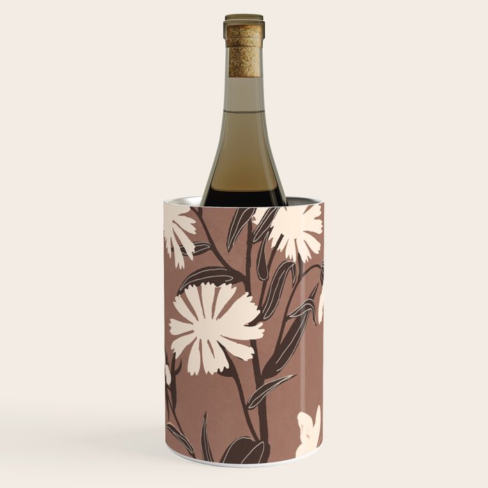 Abstract Flowers 16 Wine Chiller Gallery Image 1