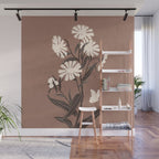 Abstract Flowers 16 Wall Mural Gallery Image 1